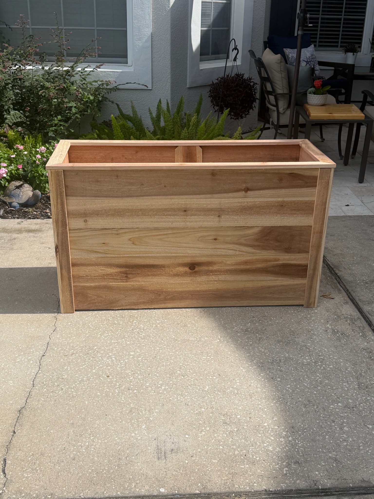 Completed custom cedar woodworking project 7 by SAS Wood Works
