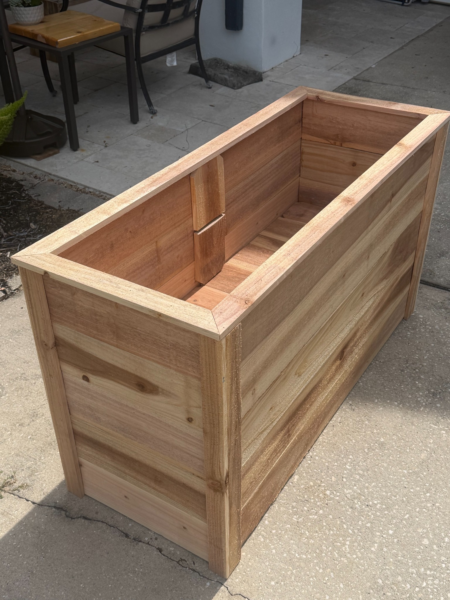 Completed custom cedar woodworking project 8 by SAS Wood Works